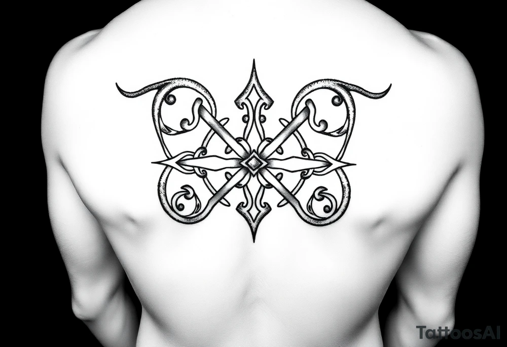 Celtic symbols calf tattoo tattoo idea