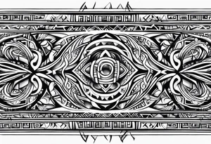 Tribal band tattoo idea