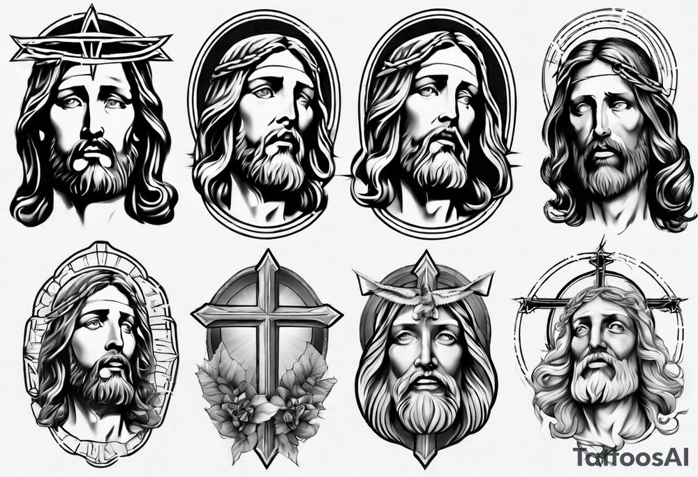 Jesus tattoo idea
