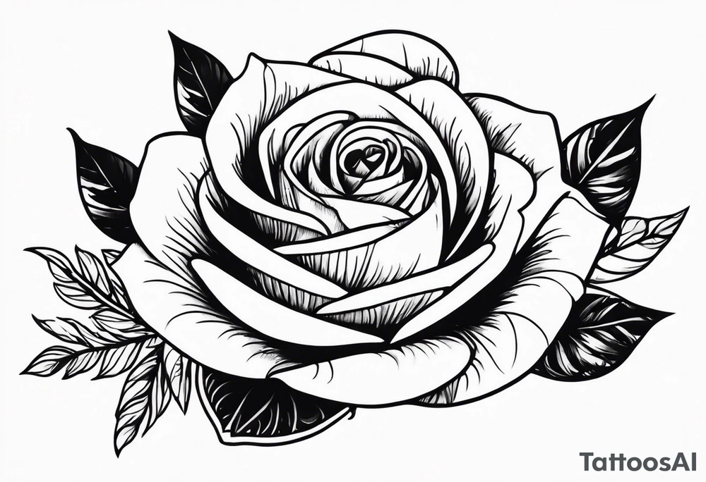 Escorpião com rosa tattoo idea