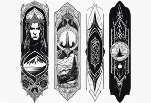 Lord of the rings forearm tattoo idea