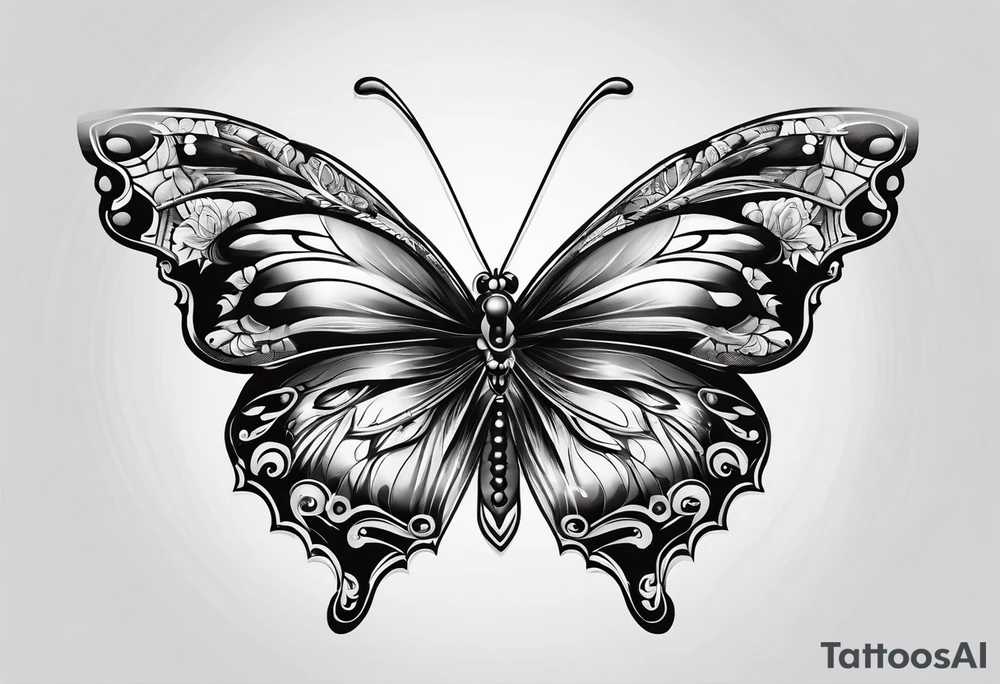 butterfly tattoo idea