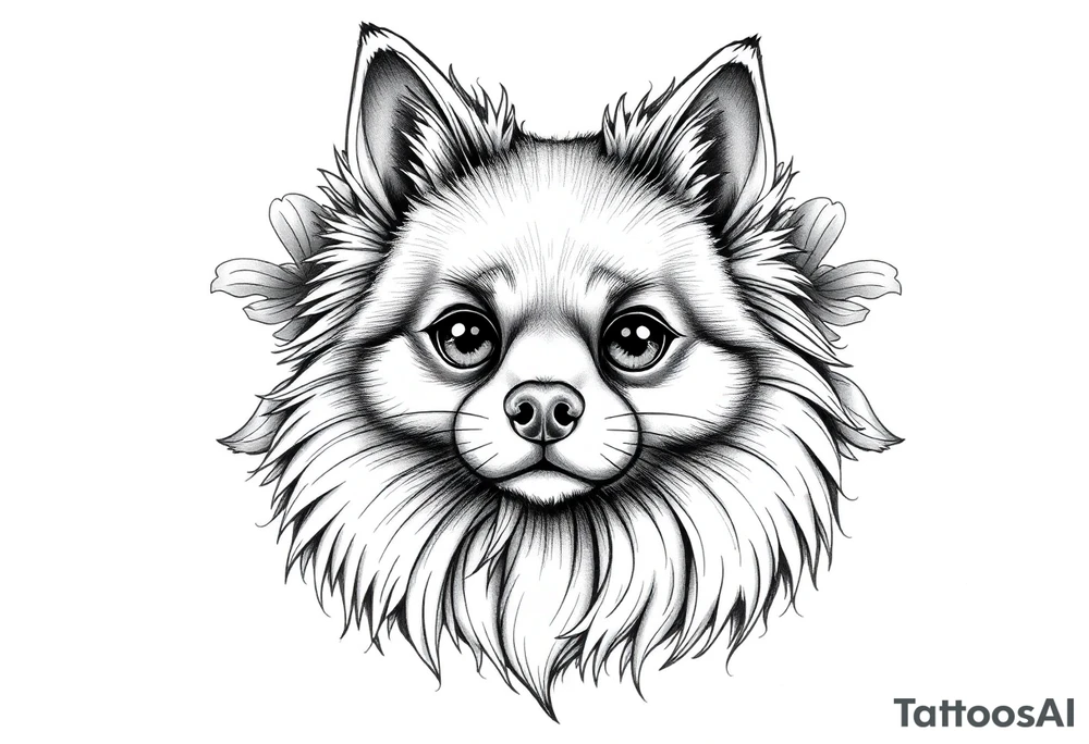 Lulu da pomerania tattoo idea