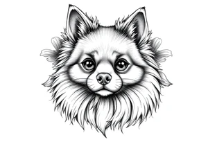 Lulu da pomerania tattoo idea