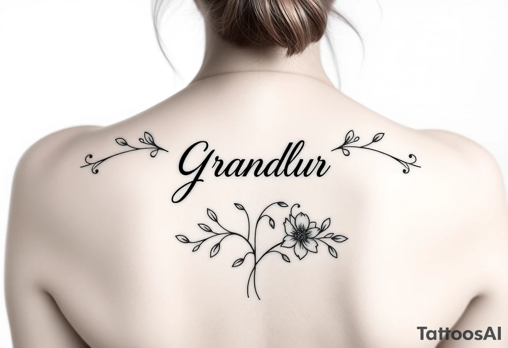 Memorial for grandma tattoo idea