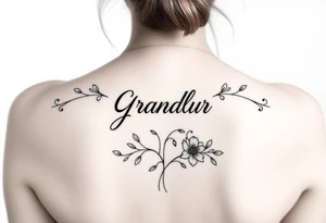 Memorial for grandma tattoo idea