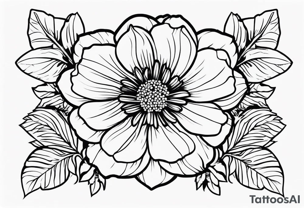 Ramos de flores tattoo idea