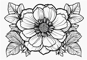 Ramos de flores tattoo idea