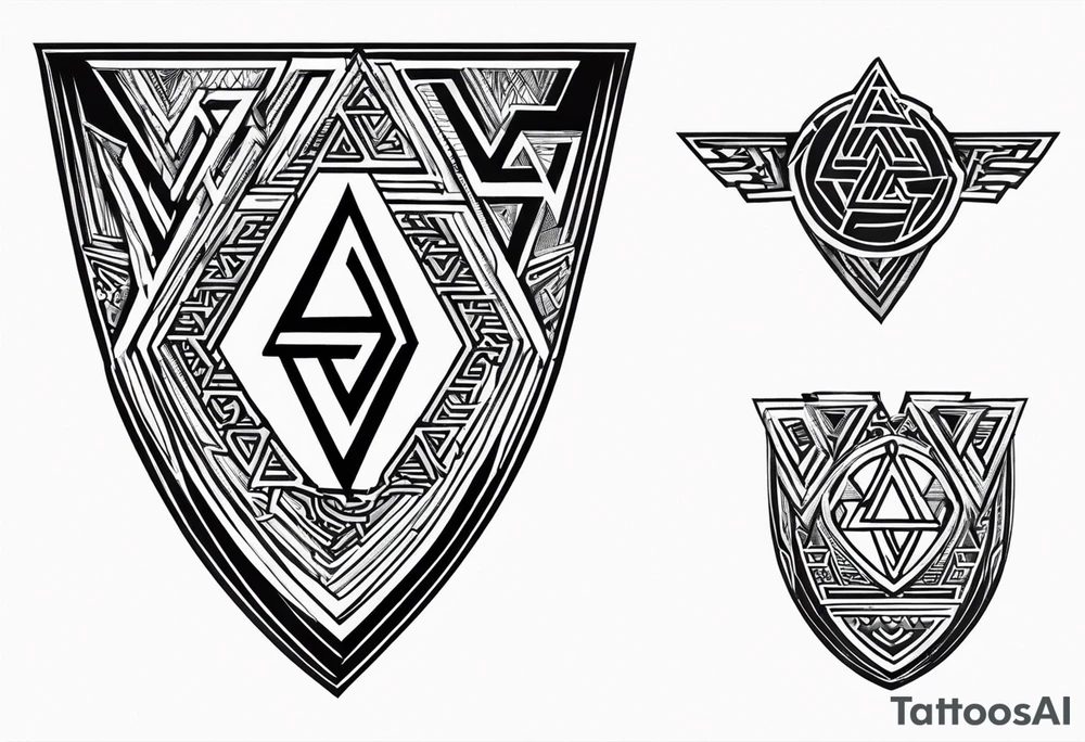 Valhalla shield
valknut tattoo idea