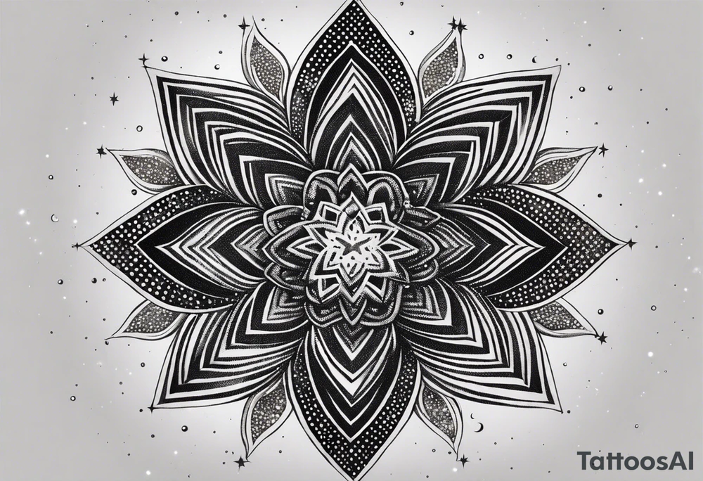 A star in the sky tattoo idea