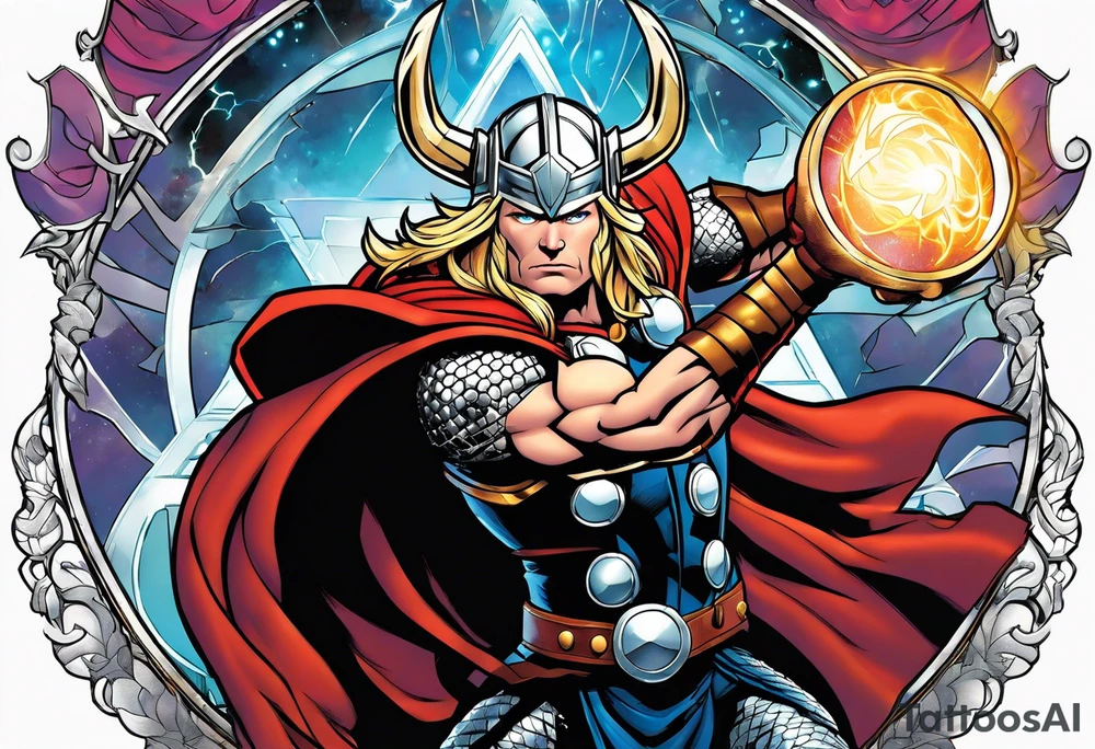 The Mighty Thor from the current Marvel comics tattoo idea