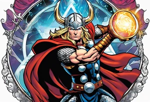 The Mighty Thor from the current Marvel comics tattoo idea