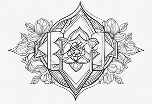 Deus e família acima de tudo tattoo idea