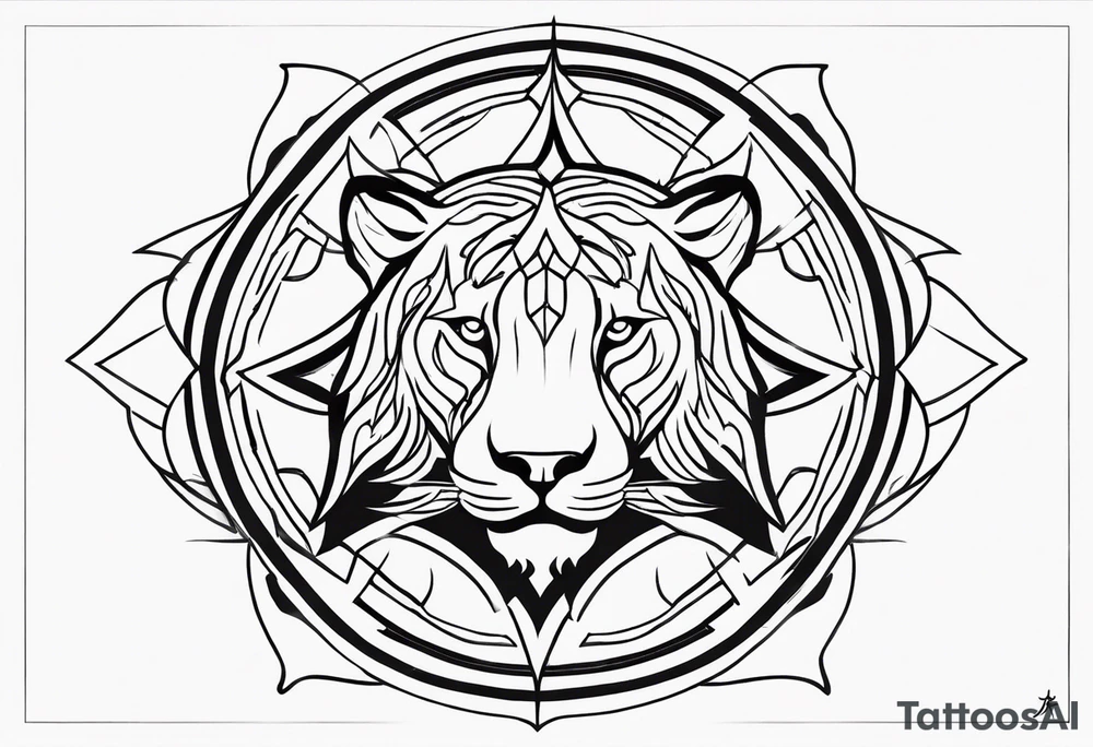 powerful majestic strength resilience dream tattoo idea