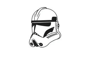 Star Wars clone trooper just a helmet with markings tattoo idea