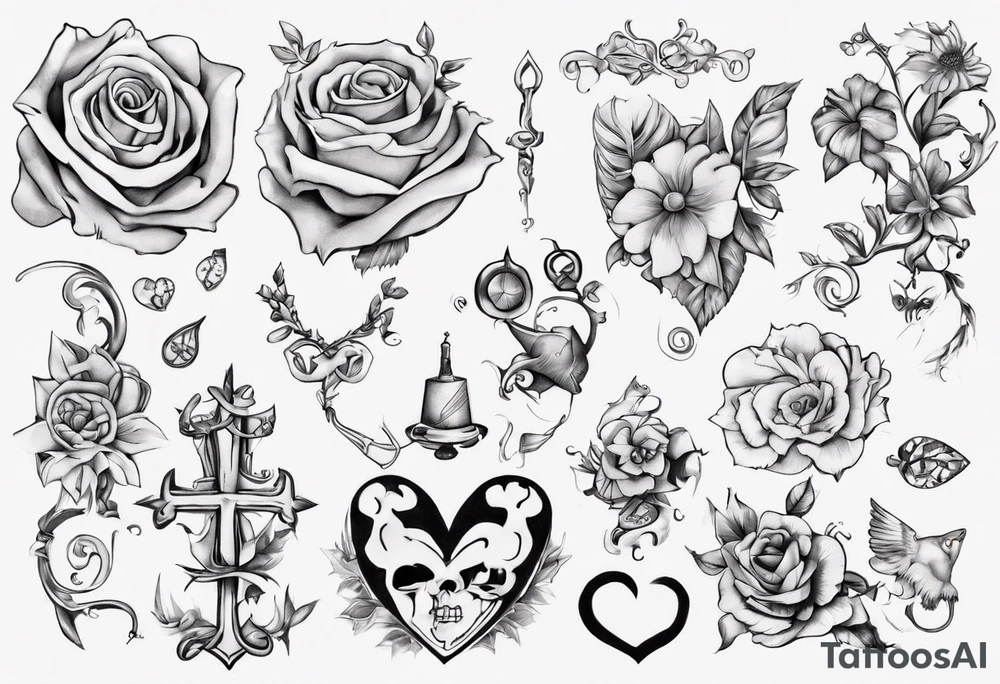 my kids' names: Lucas and Margaret and something that symbolizes love tattoo idea