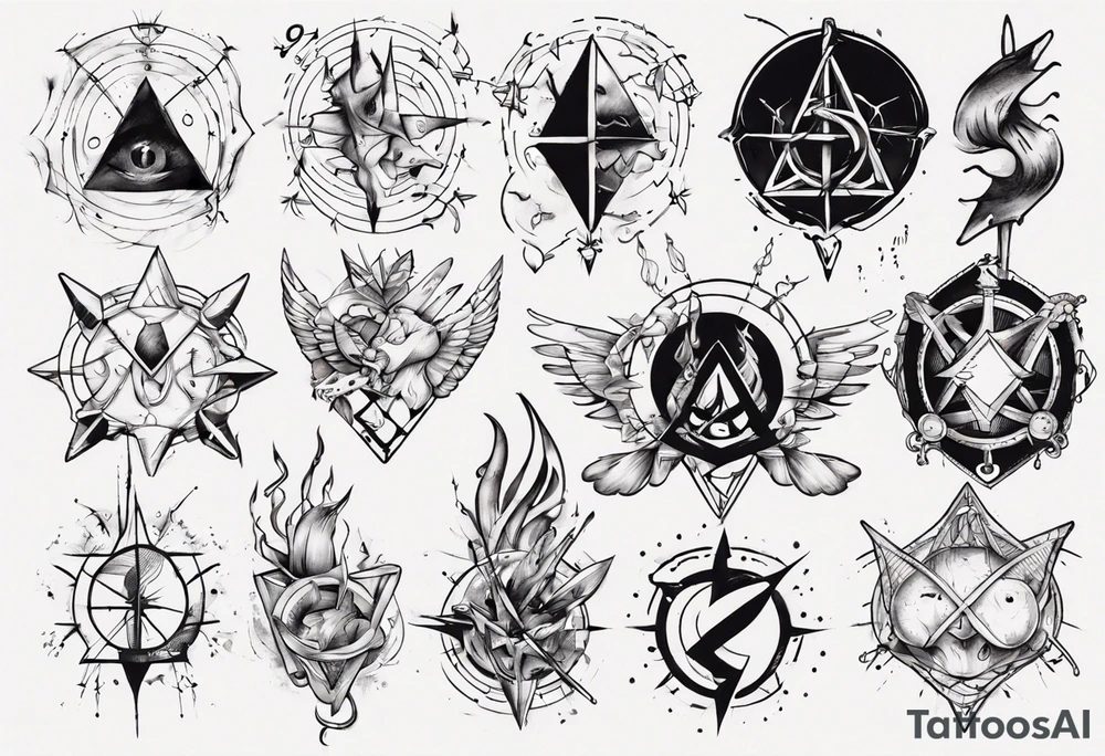 Friendship graph tattoo idea