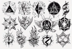 Friendship graph tattoo idea
