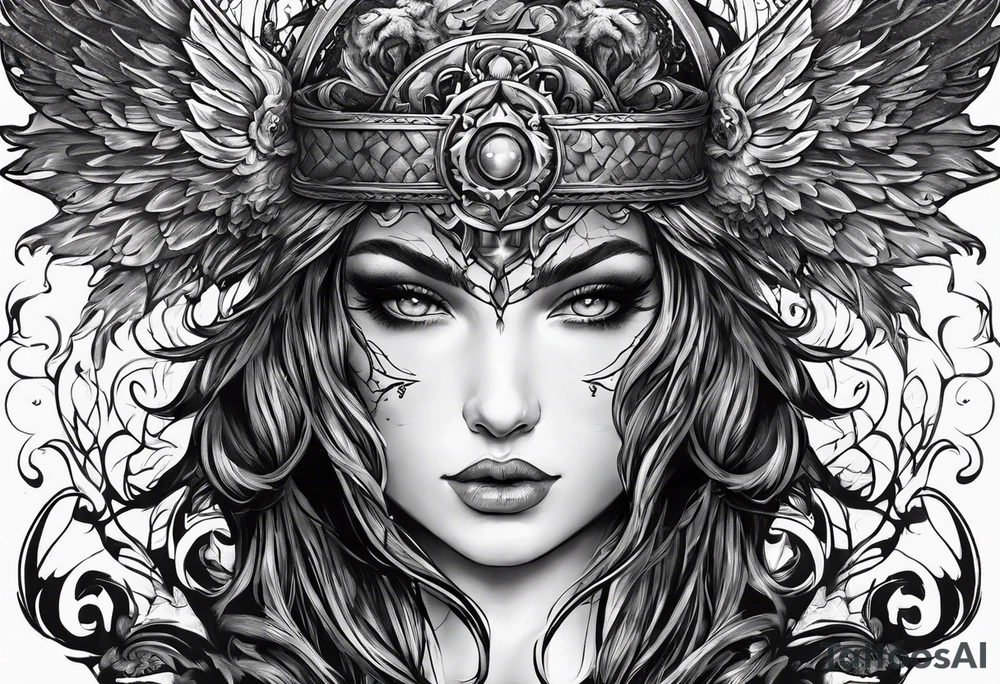 Angel Vs Demon for my soul tattoo idea