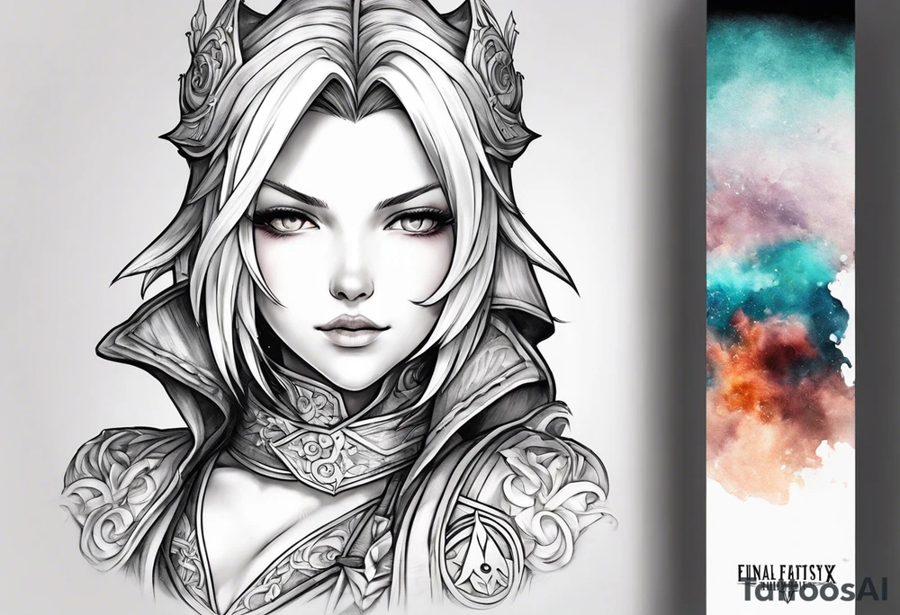 Beatrix from Final Fantasy IX tattoo idea