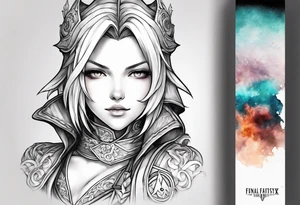 Beatrix from Final Fantasy IX tattoo idea