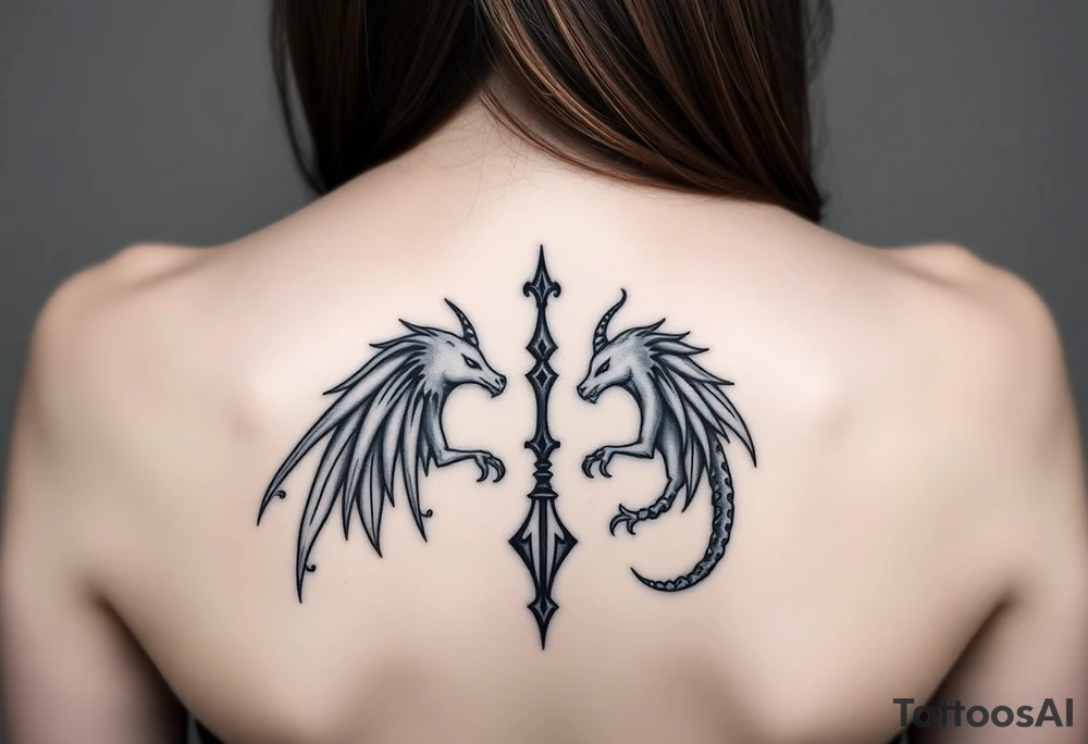 Chernobog vs. Belobog tattoo idea