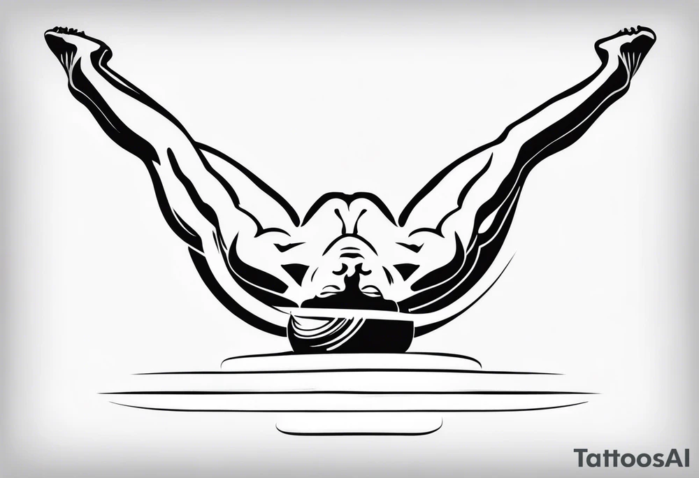 Upside down Jack Johnson tattoo idea
