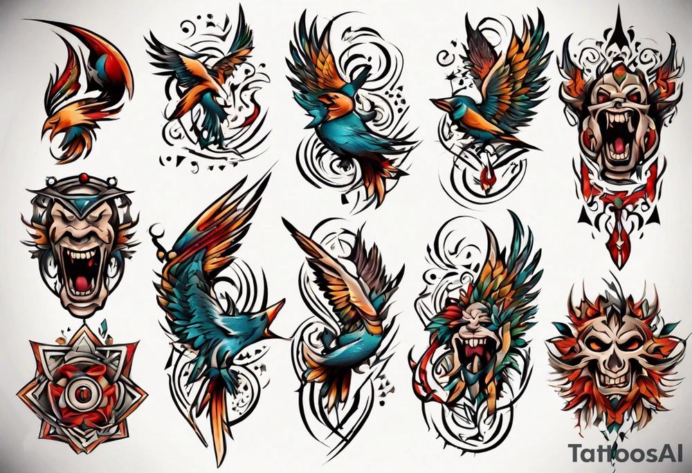 Singing tattoo idea