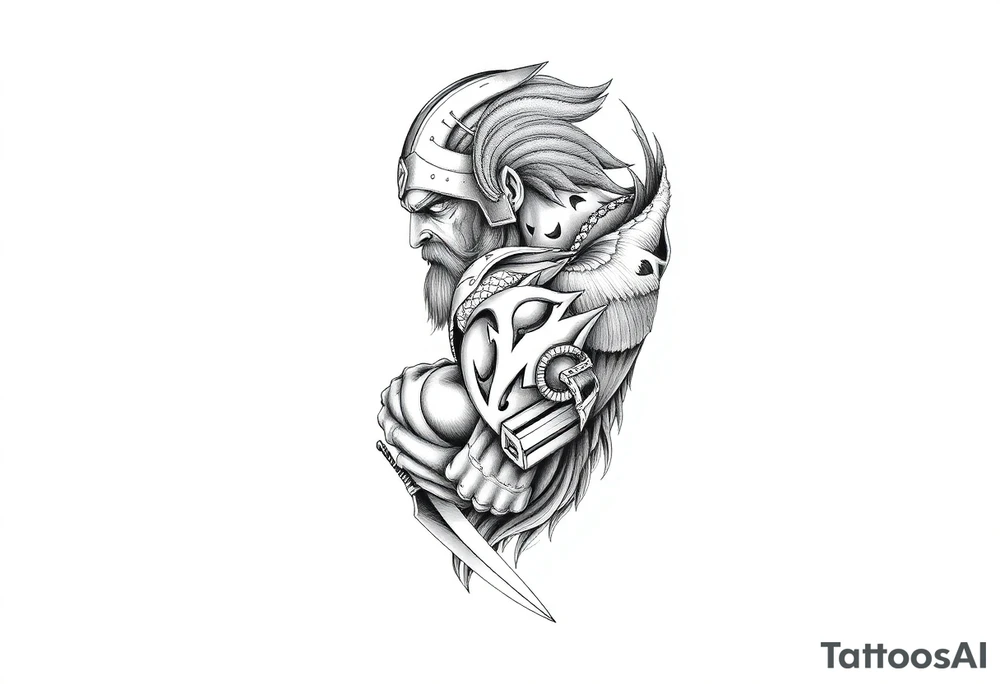 warrior tattoo idea