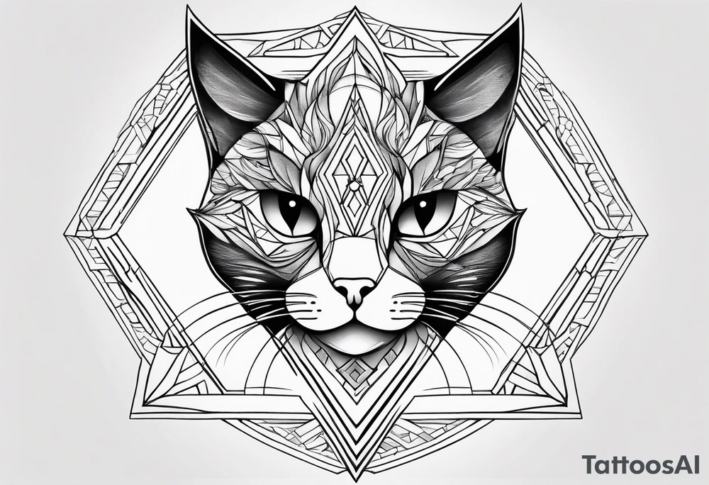 Black Cat tattoo idea