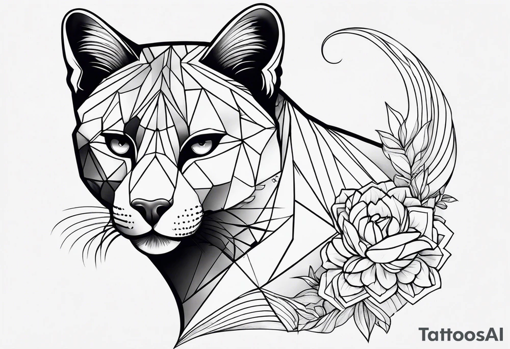 кот британец tattoo idea