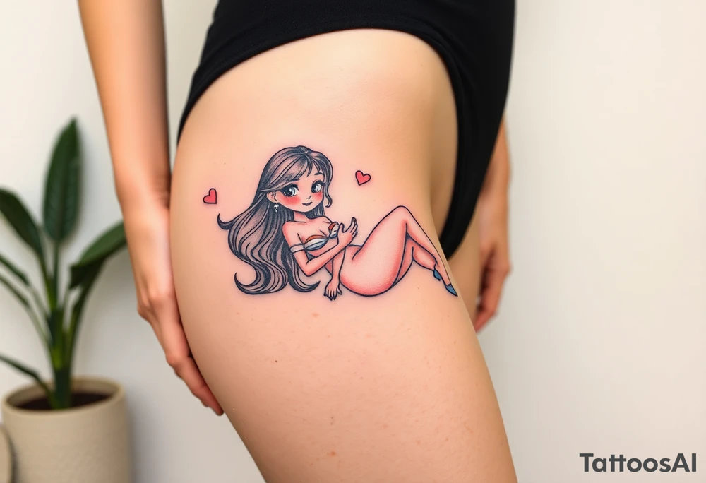 Bondage girl tattoo idea