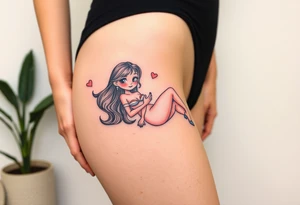 Bondage girl tattoo idea