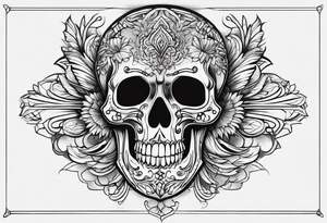 simple skeleton tattoo idea
