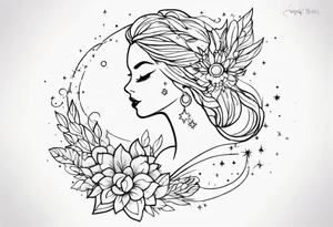 Sparkles tattoo idea