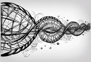 Dna strand tattoo idea