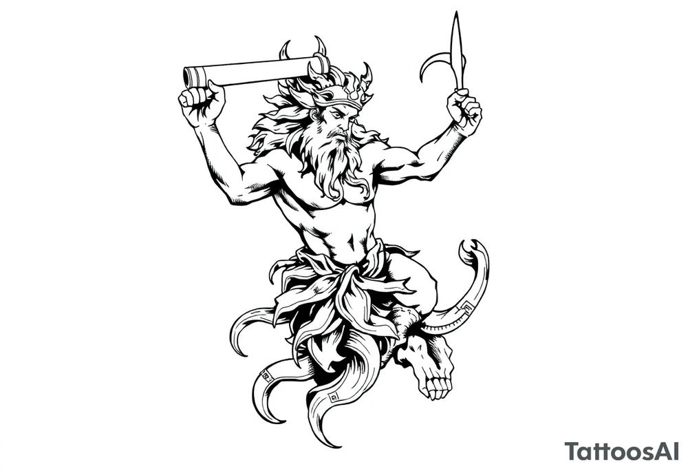 Greek mythology tattoo idea