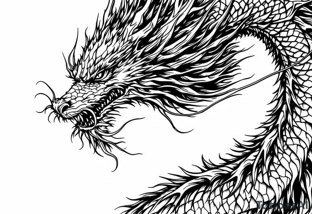 dragon tattoo idea