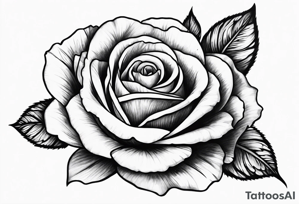 Rose pedals tattoo idea