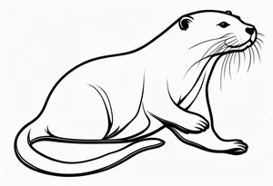 otter tattoo idea