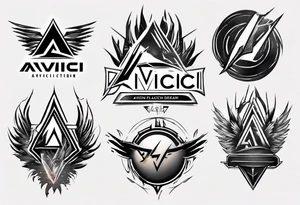 Avicii logo tattoo idea