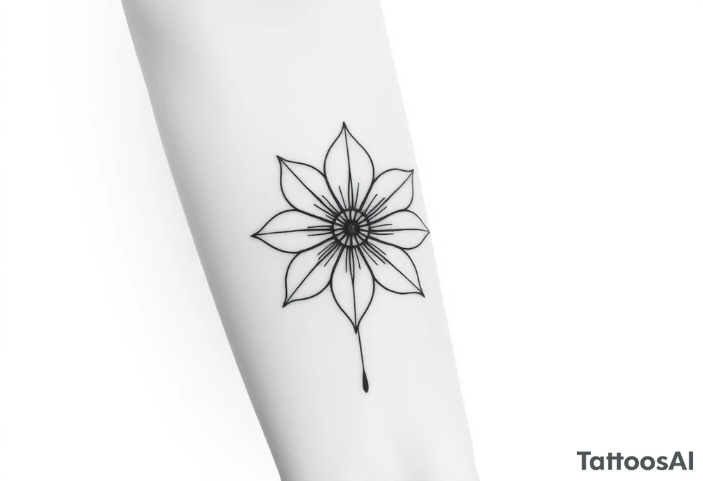 flor de mandala com borboleta tatuagem no braço tattoo idea