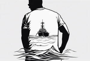 speed boats, water, father in the army tattoo idea