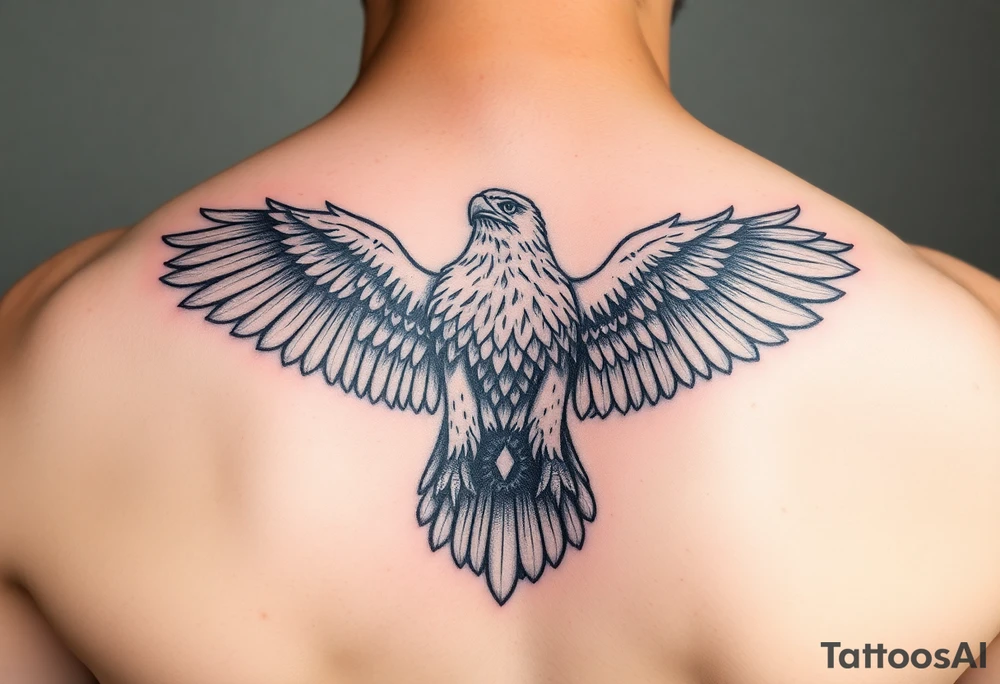 bird eagle tattoo idea
