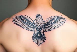 bird eagle tattoo idea