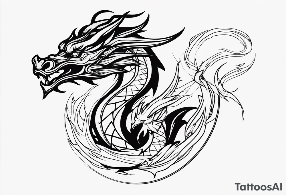 dragon tattoo idea