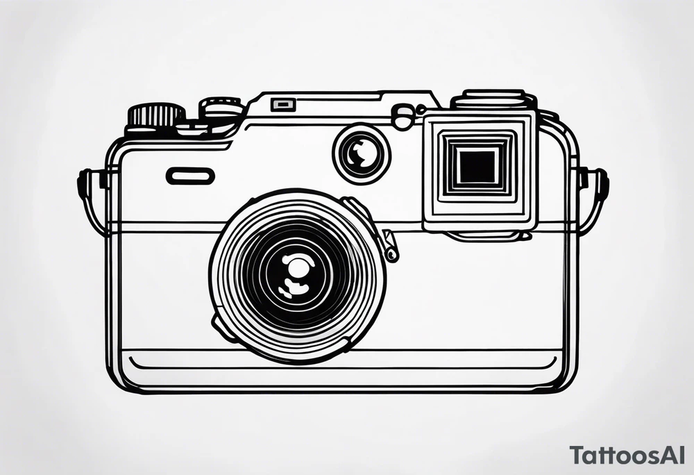 camera tattoo idea
