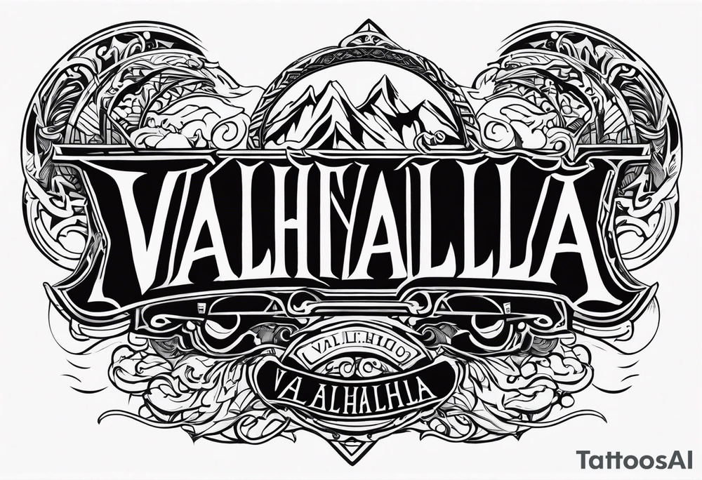 Valhalla tattoo idea