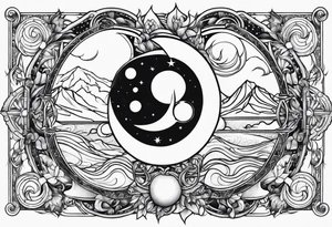 Taurus sun Aquarius moon Scorpio rising tattoo idea