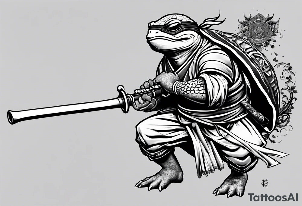 NINJA TURT
LES, SAXAPHONE tattoo idea